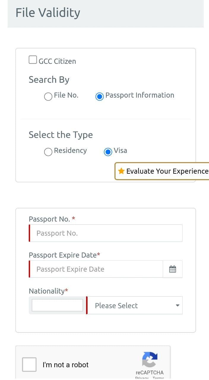 visit visa tracking