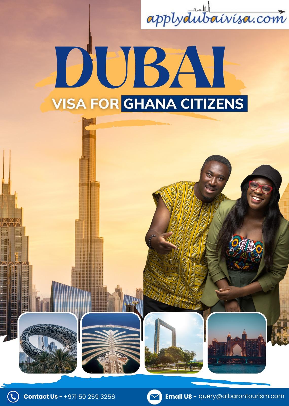 Dubai visa for Ghana citizens