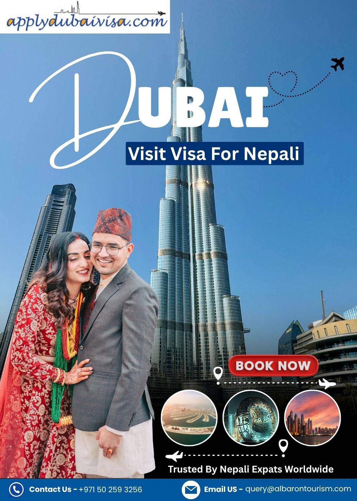 Dubai visit visa for Nepali