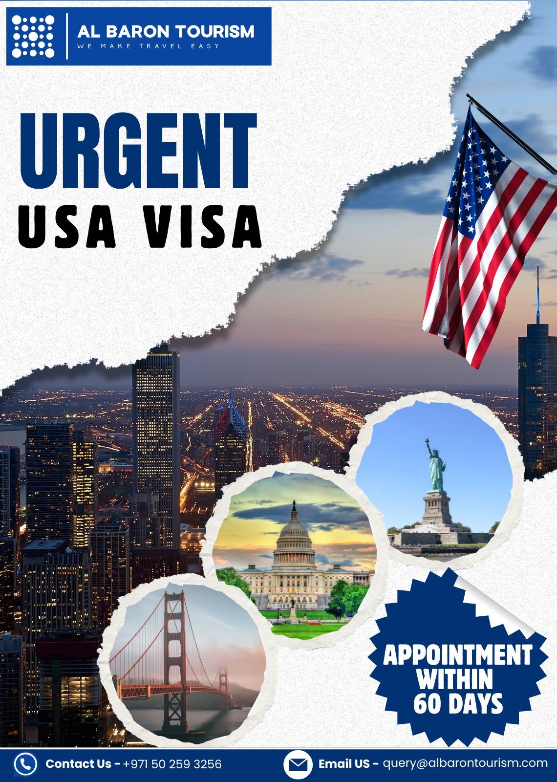 Urgent USA Visa