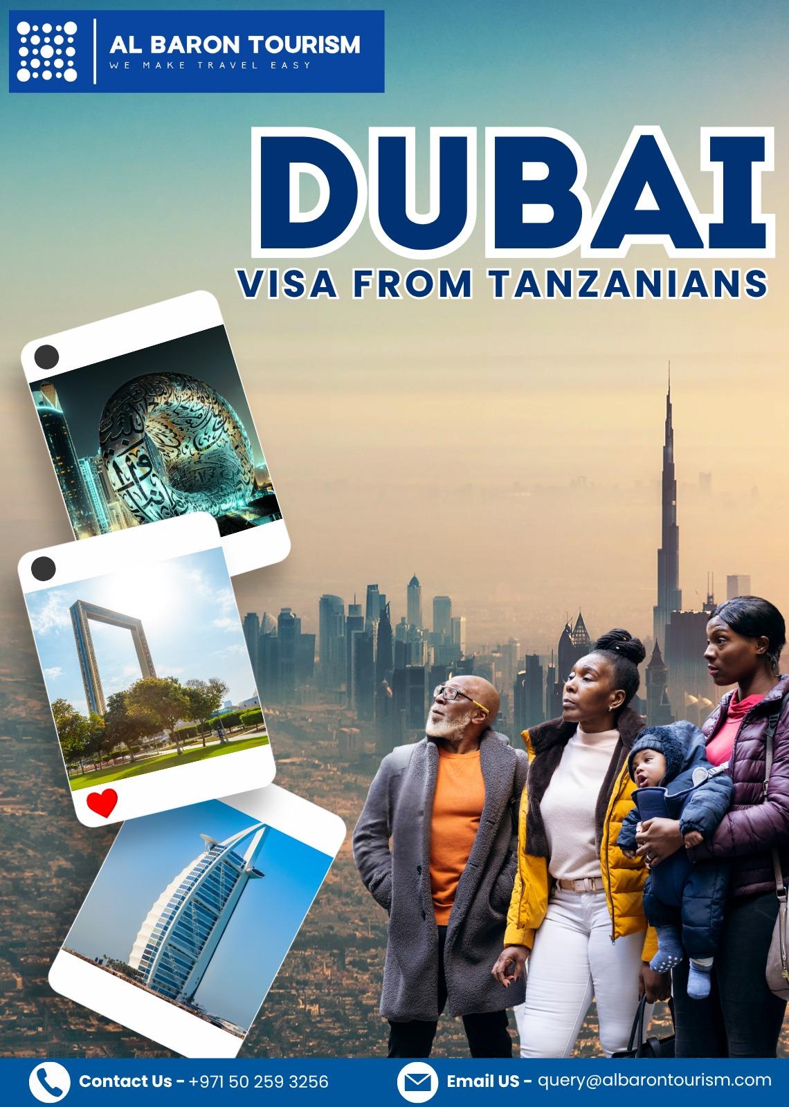 Dubai visa for Tanzanians