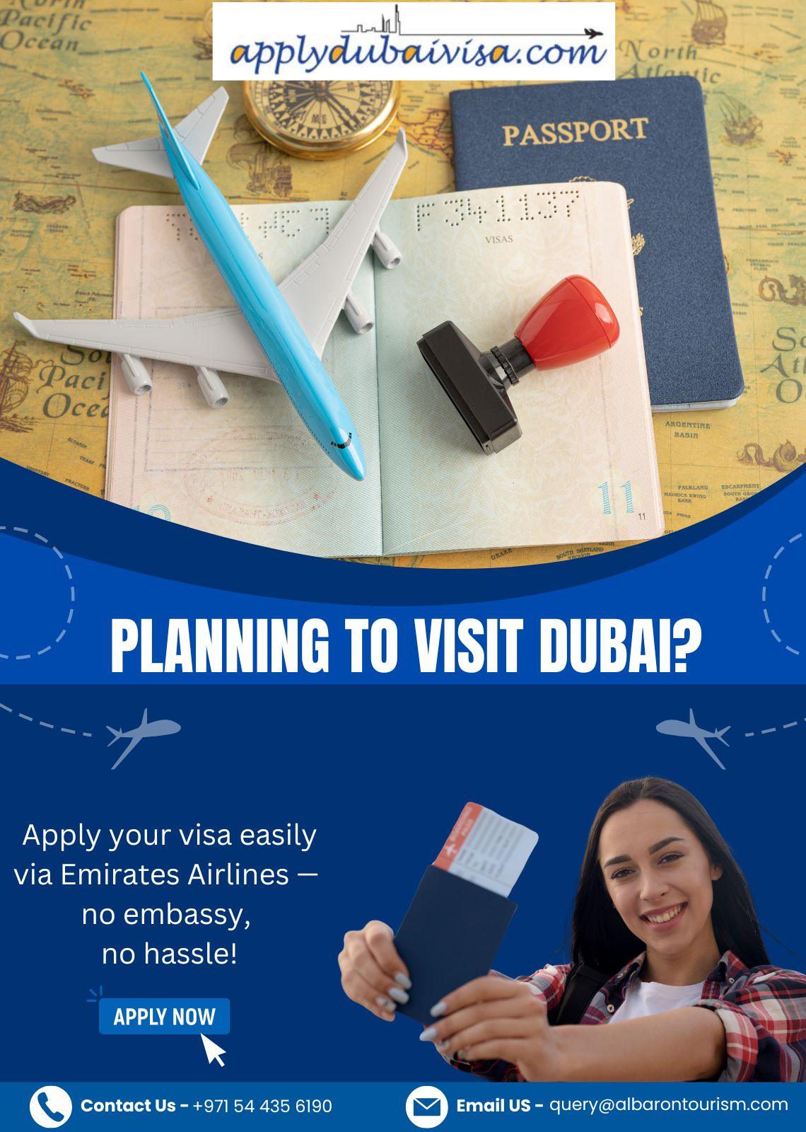 Emirates Airlines visa for Dubai