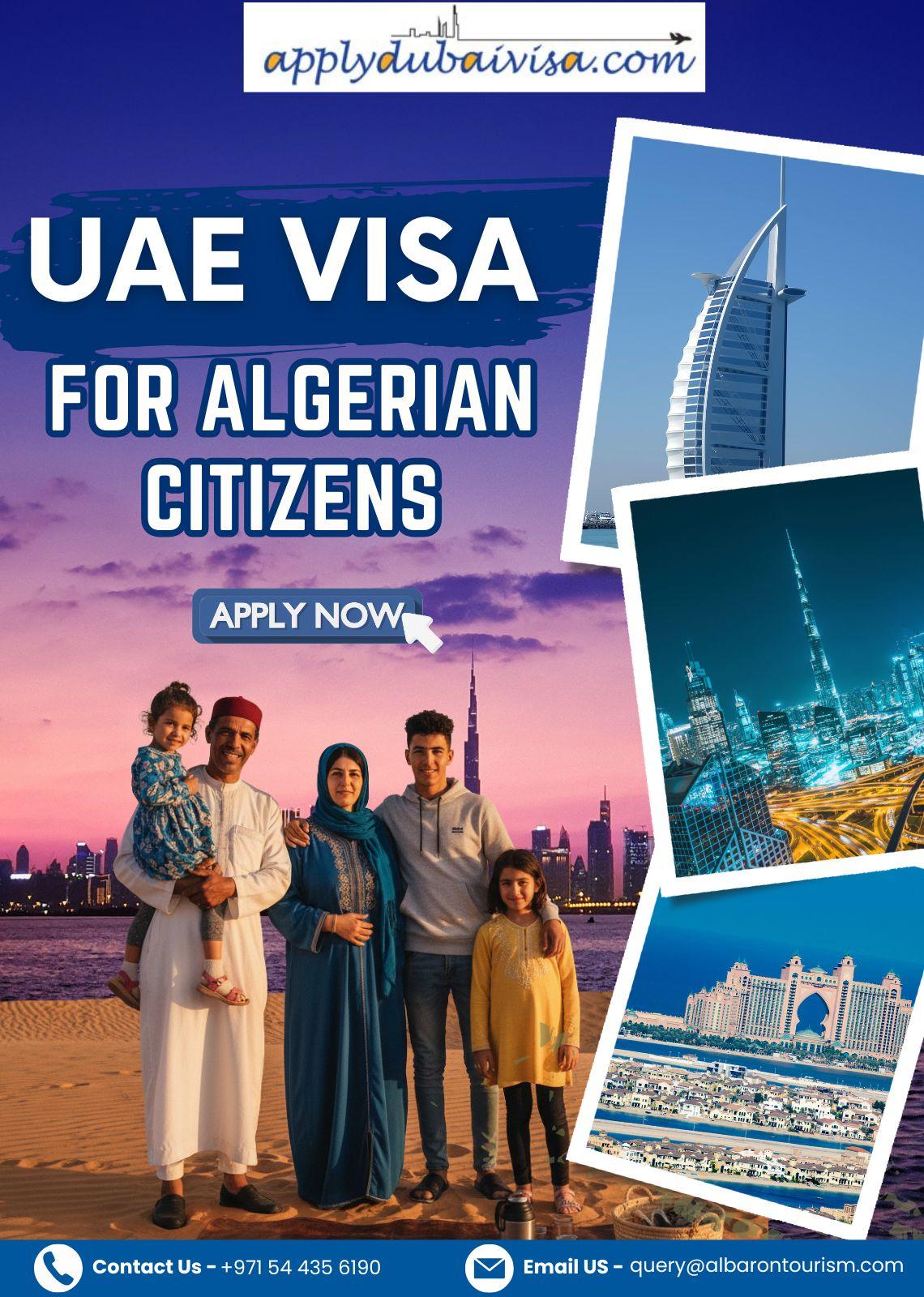 dubai visa for algerian