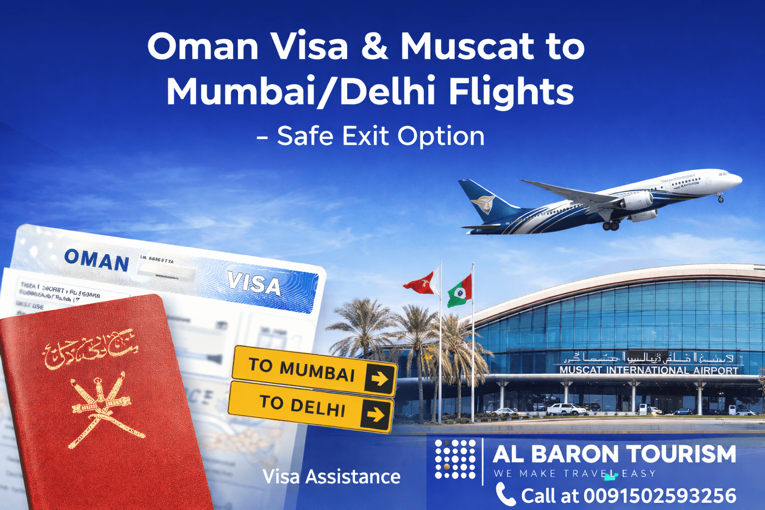 Oman Visa Assistance for Travel via Muscat