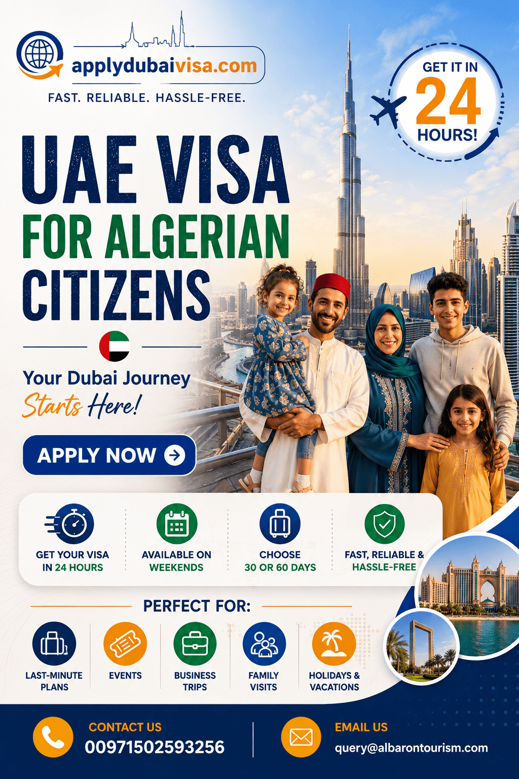UAE visa requirements for Algerian citizens